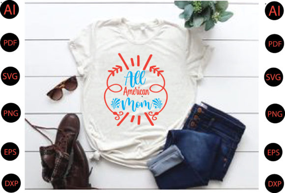 All American Mom Svg Design Review