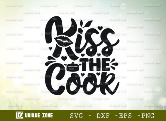Kiss the Cook SVG, Cooking Mom Svg Review